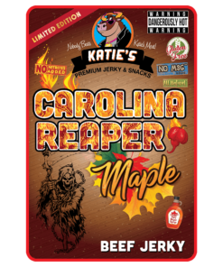 Carolina Reaper Maple Beef Jerky