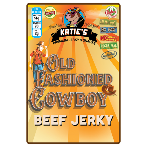 Old fashioned cowboy beef jerky
